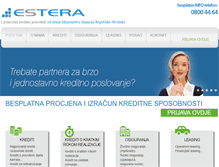 Tablet Screenshot of estera-ulaganja.hr